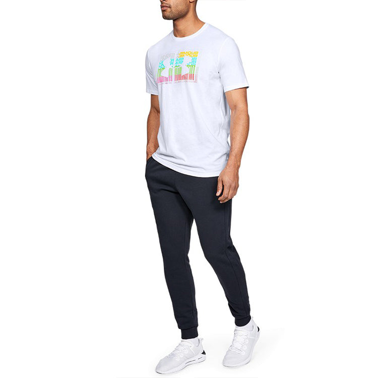 Under Armour Multi Logo T-shirt 'White' 1348433-100