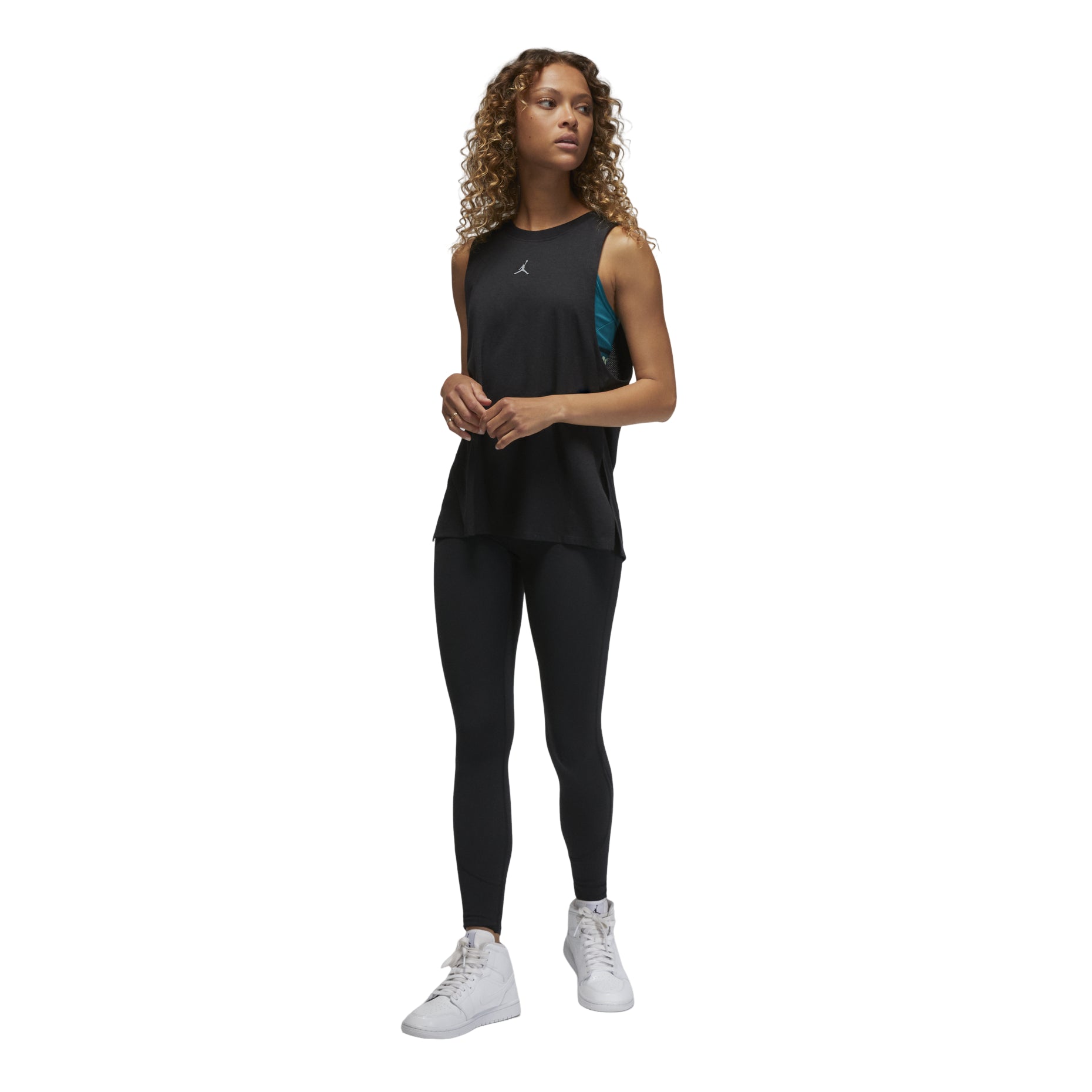 (WMNS) Air Jordan Sports Diamond Tank Top 'Black' FB4630-010