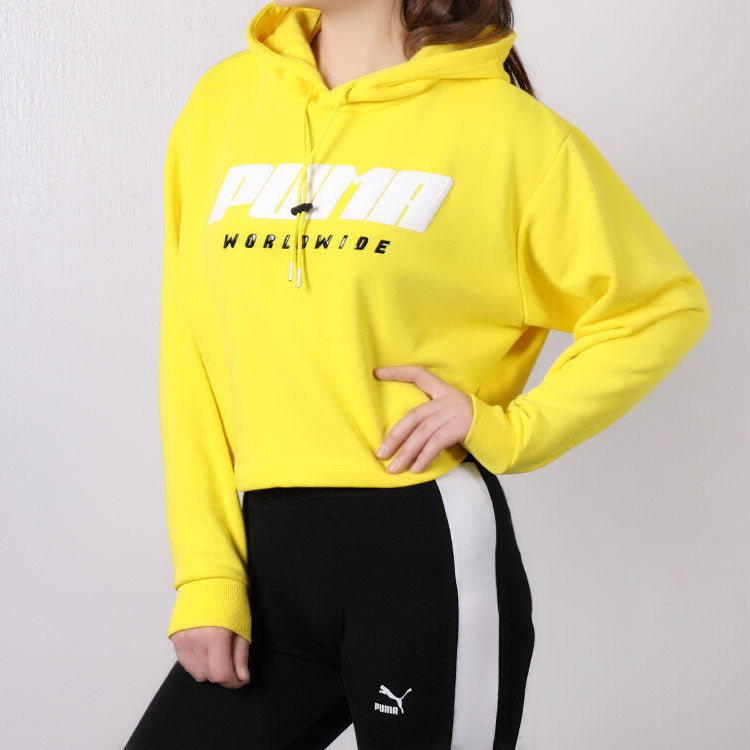 (WMNS) PUMA Alphabet Logo Yellow 579127-36