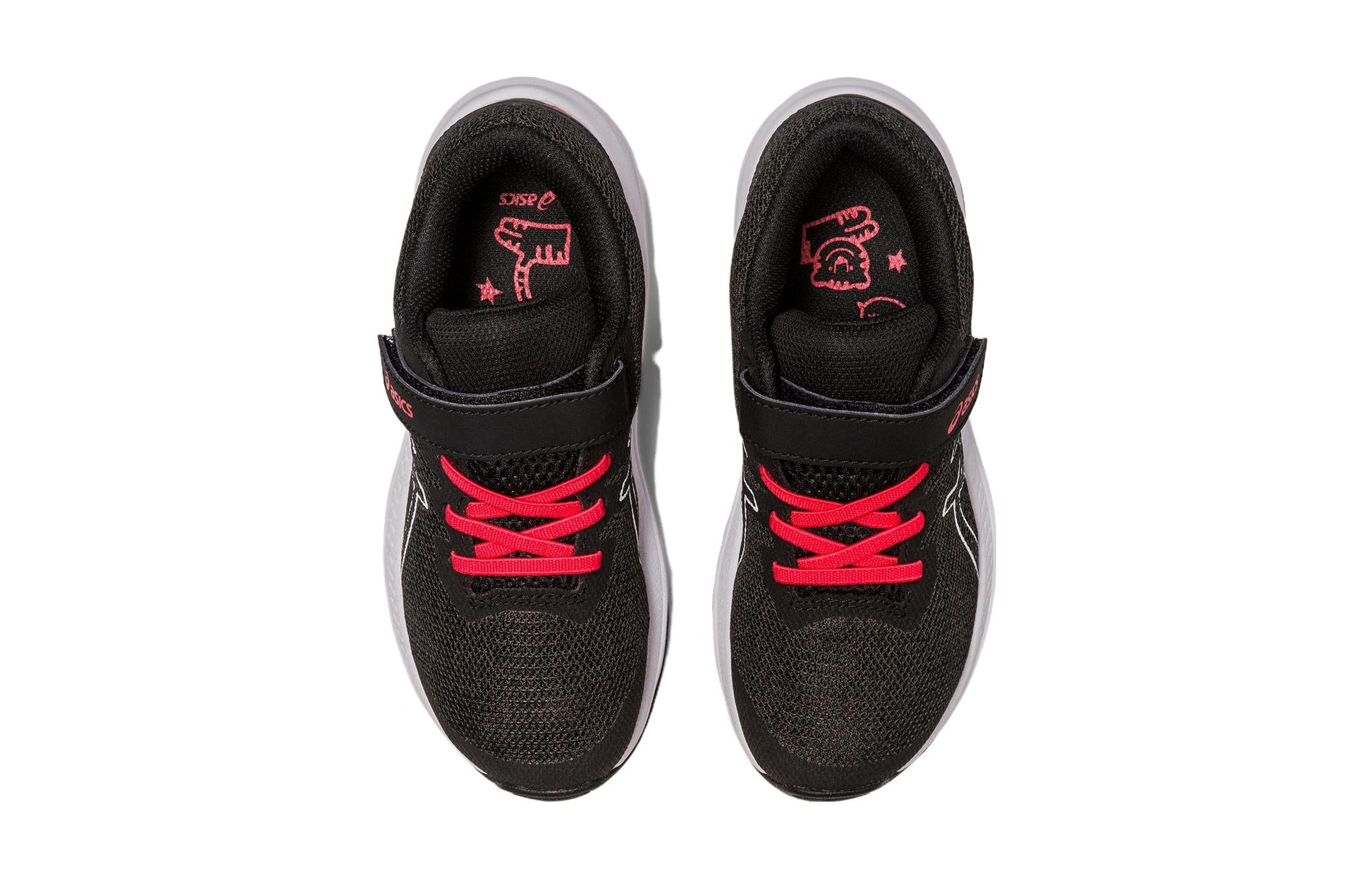 (PS) ASICS GT-1000 11 Shoes 'Black Electric Red' 1014A238-008