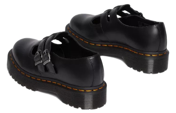 (WMNS) Dr. Martens 8065 II Bex Smooth Leather Platform Mary Jane 'Black' 30792001