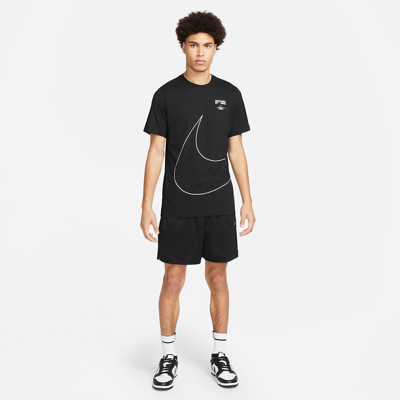 Nike Sportswear Swoosh T-Shirt 'Black' DZ2883-010