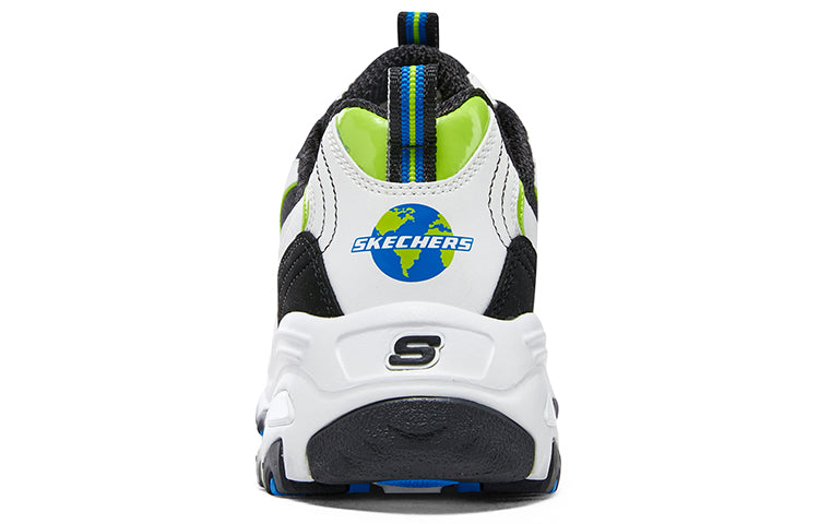 (WMNS) Skechers D'Lites 1.0 'White Black Multicolor' 896262-WBMT
