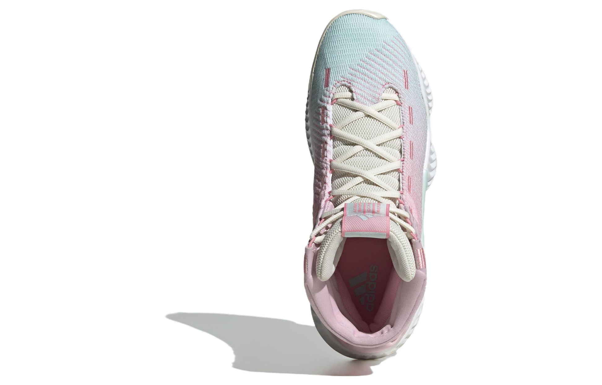 adidas Pro Bounce 2018 Mid 'Shock Absorption Wear Resistant Pink Blue' IG4496