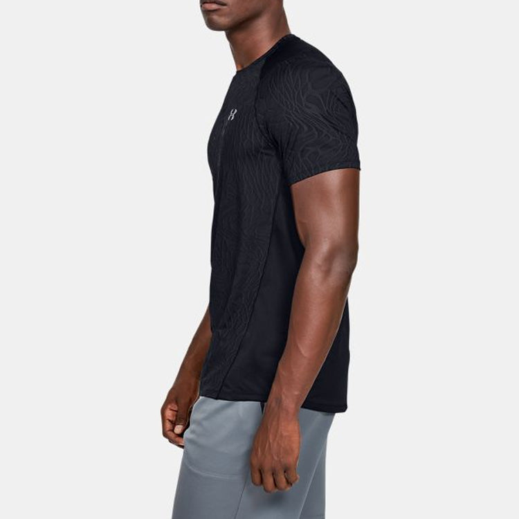 Men's Under Armour UA MK-1 Jacquard Short Sleeve Black 1351562-001