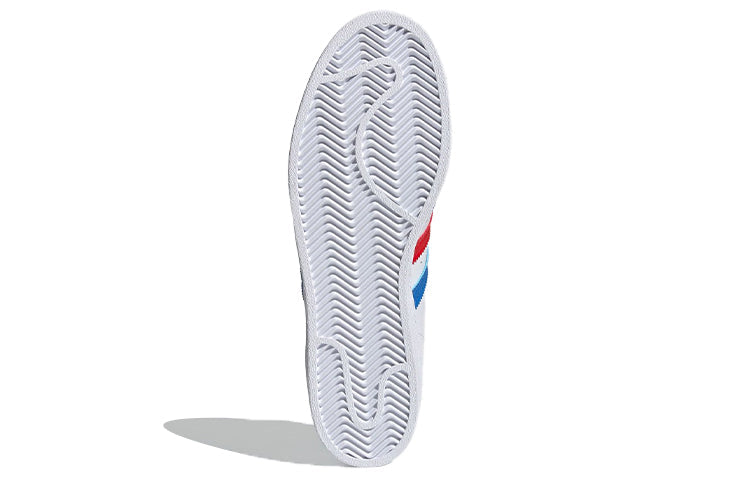 adidas originals Superstar Shoes White/Red/Blue H68095