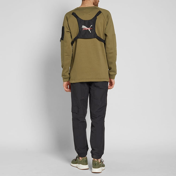 PUMA x Trapster Crew Harness Sweatshirt Jumper Khaki 572581-02