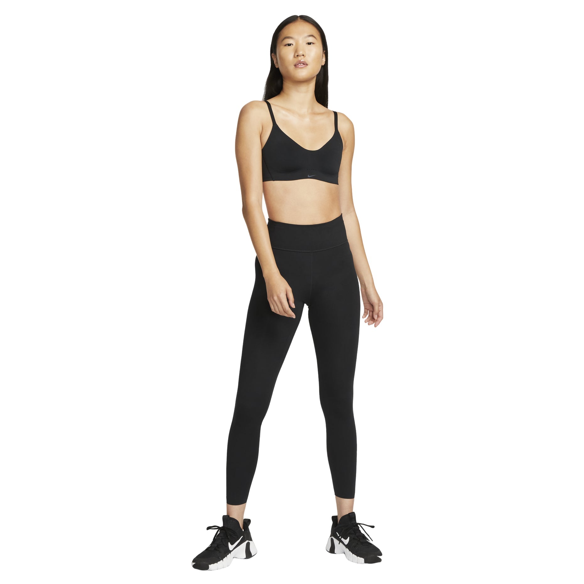 (WMNS) Nike Dri-Fit Alate Minimalist Light Support Padded Sports Bra 'Black' DM0527-010