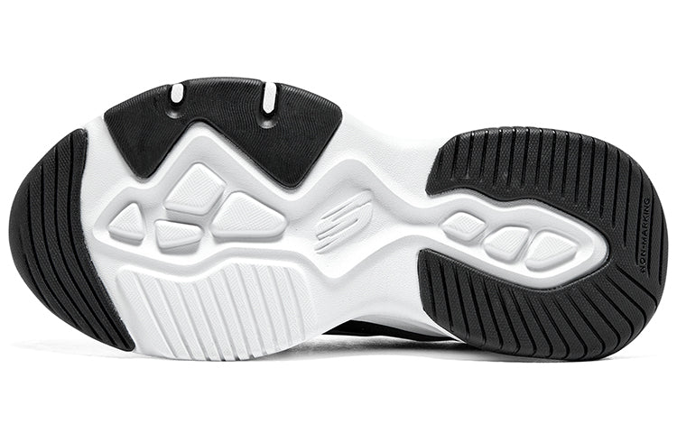 (GS) Skechers D'Lites 4.0 'Black White' 302587L-BKW