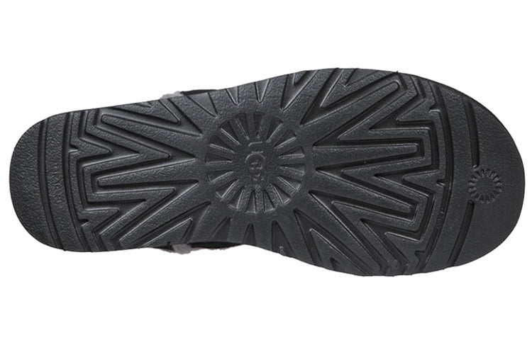 (WMNS) UGG Classic Mini Spill Seam Fleece Lined Black 1100211-BLK