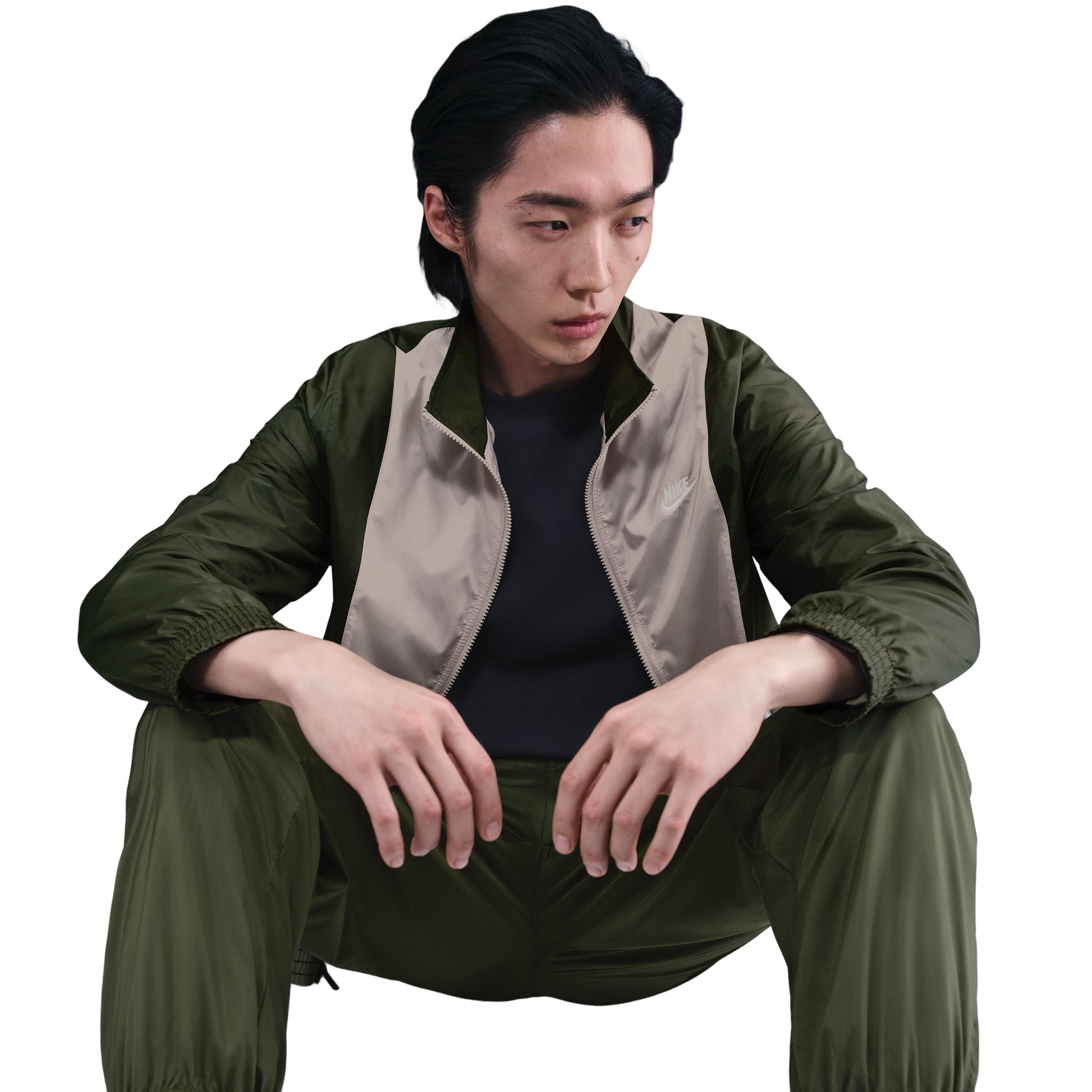 Nike Club Woven Tracksuit 'Medium Olive Sequoia' HJ1986-222