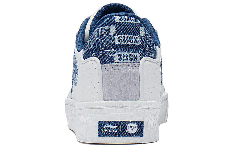 (WMNS) Li-Ning BadFive Wave 180 Low 'White Blue' AECS018-2
