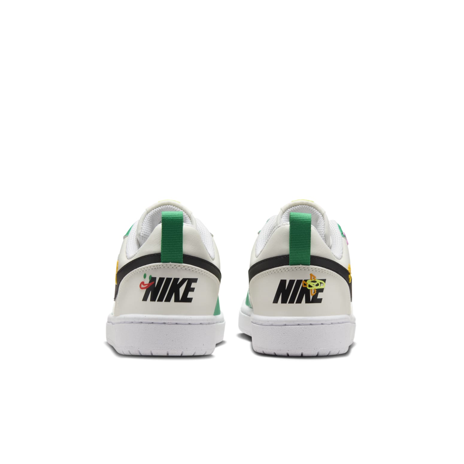 (GS) Nike Court Borough Low Recraft 'White Green Black' HF5750-101