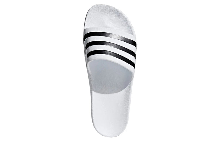 adidas Adilette Aqua 'White Black' EX0197