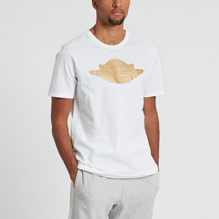 Nike Apparel s Men Air Jordan BHM Wings S/S T-Shi White 886616-100