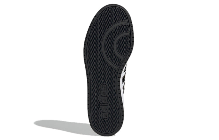 adidas Hoops 2.0 'Black Gold White' H01196