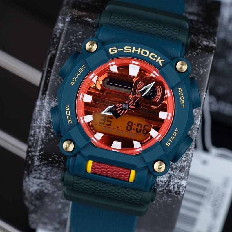 CASIO G-Shock Analog-Digital 'Green' GA-900DBR-3A