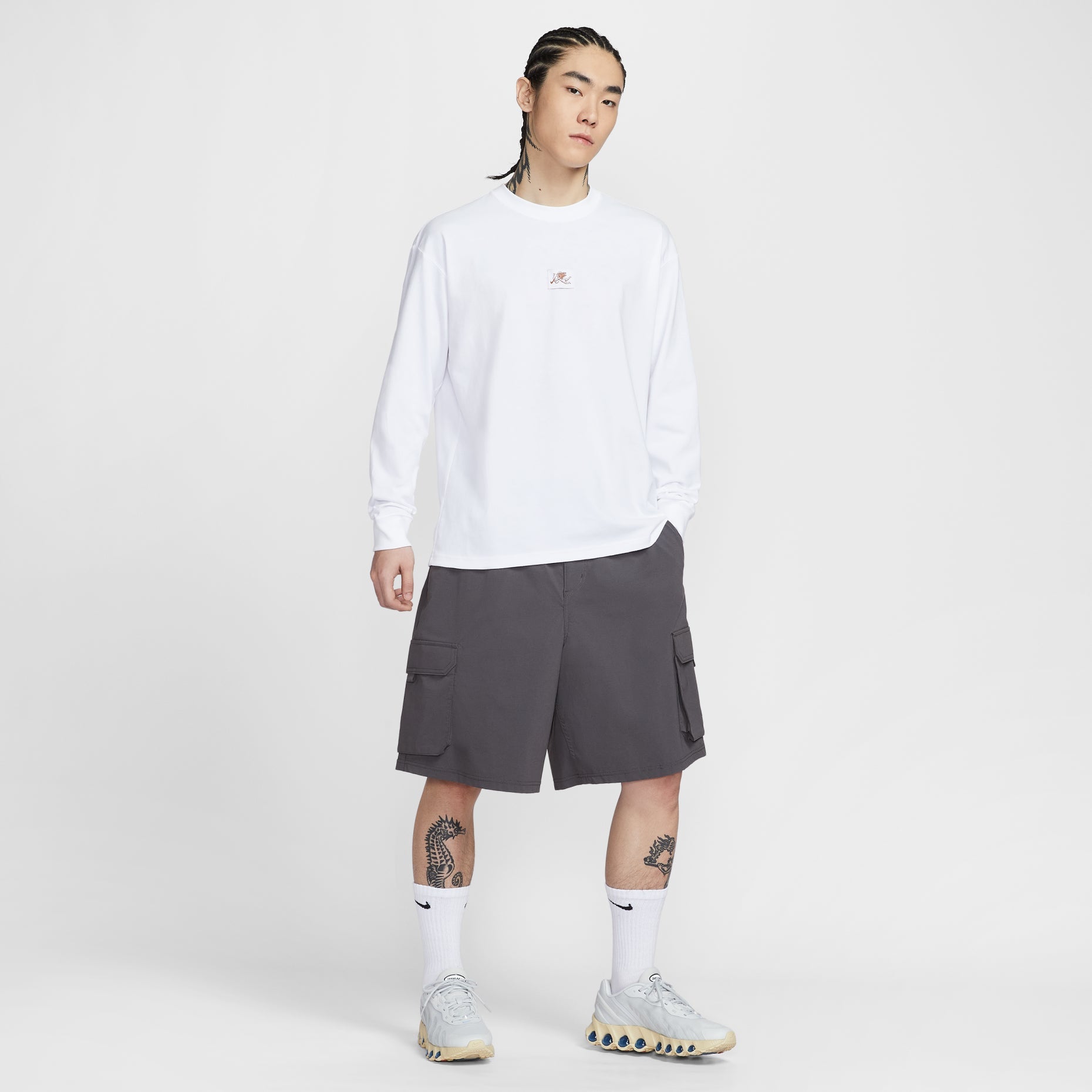 Nike Sportswear Long-Sleeve T-Shirt 'White' IO9761-100