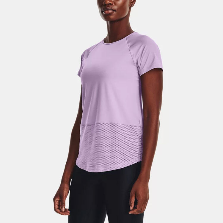 (WMNS) Under Armour Breathelux Tee 'Light Purple' 1370867-566