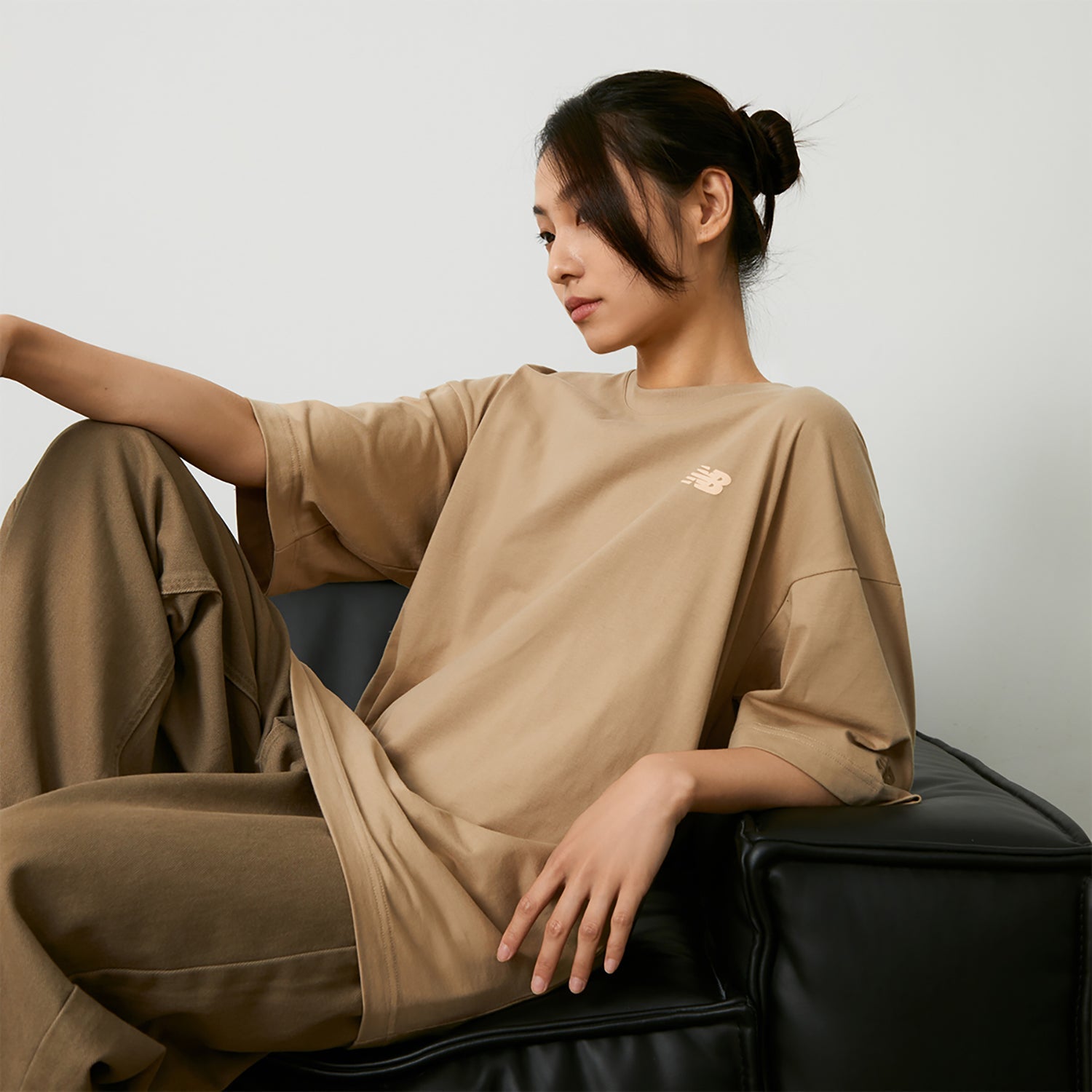 New Balance x PK Graphic T-shirt Asia Sizing 'Light Beige' NEE26181-LB