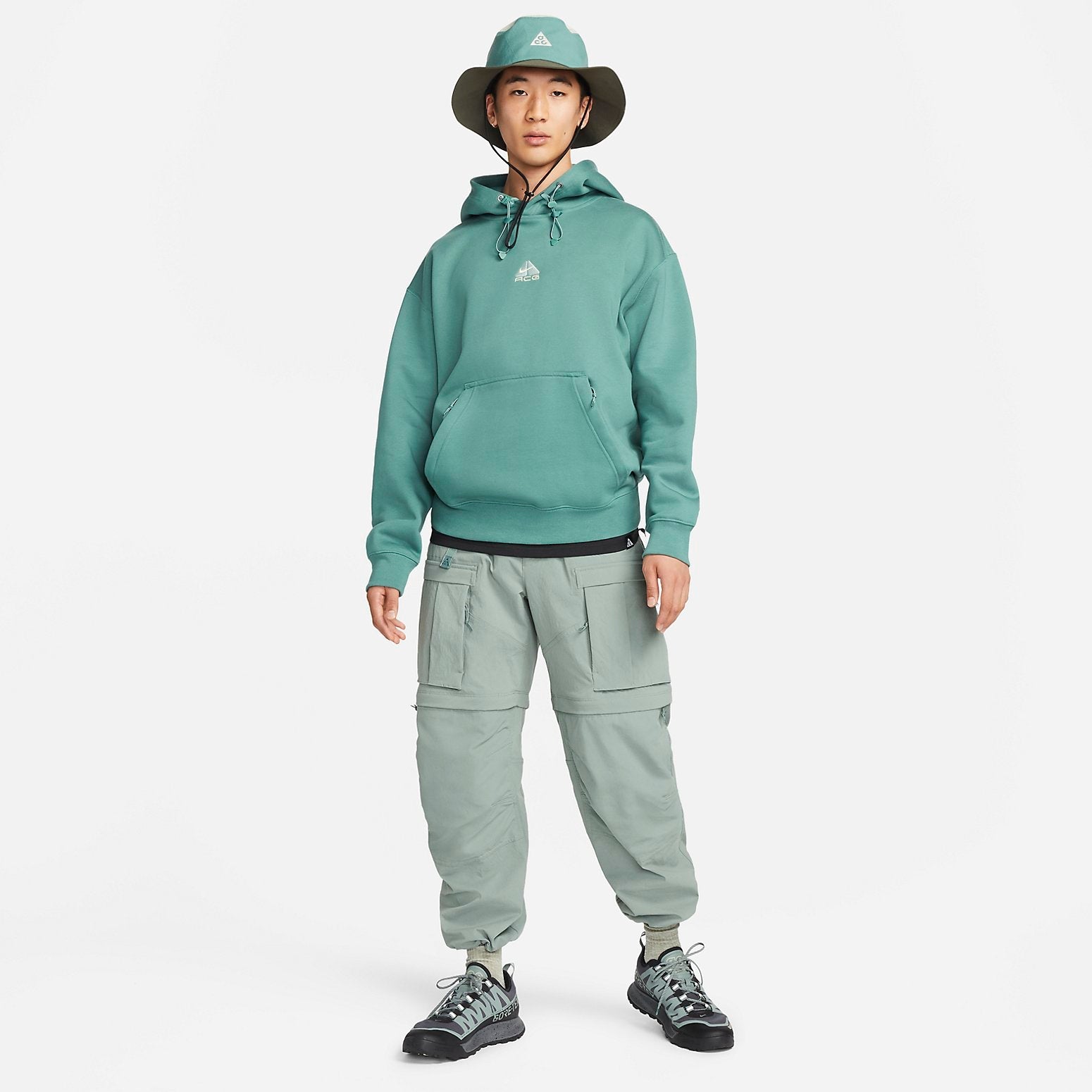 Nike ACG Fleece Logo Hoodie 'Green' DH3088-361