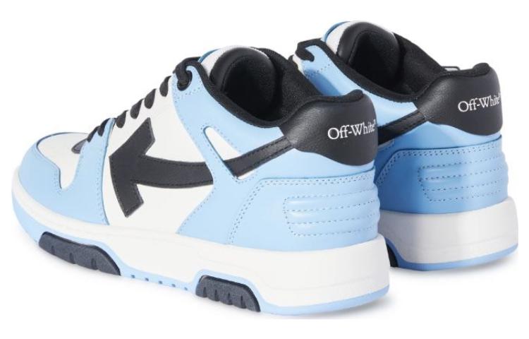 Off-White Out Of Office Low-Top Leather Sneaker 'Blue Black White' OMIA189F23LEA0084010