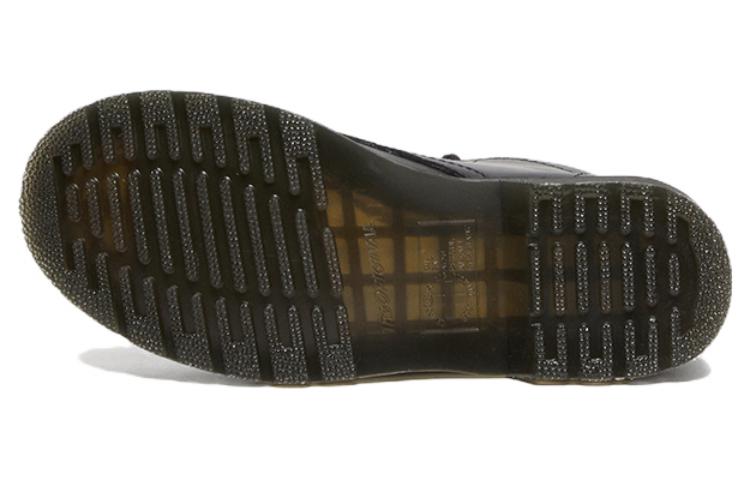 (WMNS) Dr. Martens 1460 Double Zip Leather Lace Up Boots 'Black' 27629001