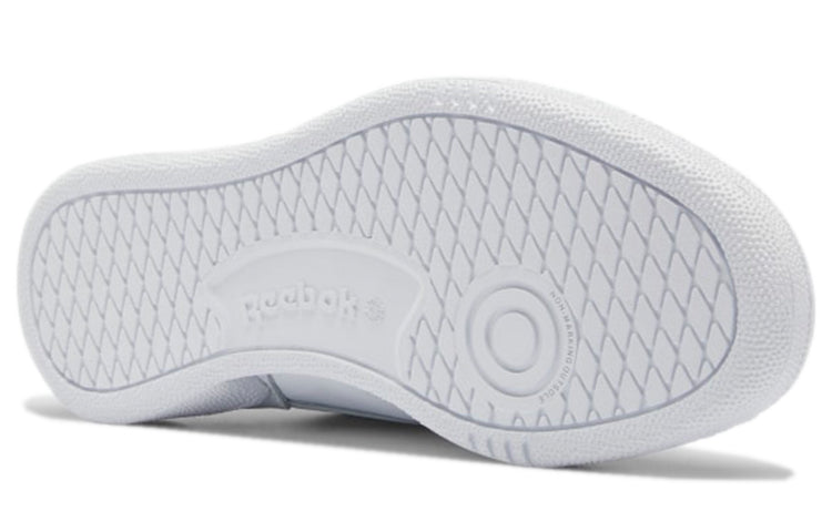 Reebok Club C Mid II Cozy Wear-Resistant Skate Shoes Unisex White GX7281