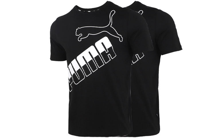 PUMA Big Logo T-Shirt 'Black' 845572-01