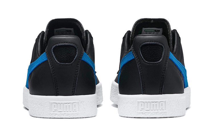 (WMNS) PUMA Clyde Black/White/Blue 369293-01
