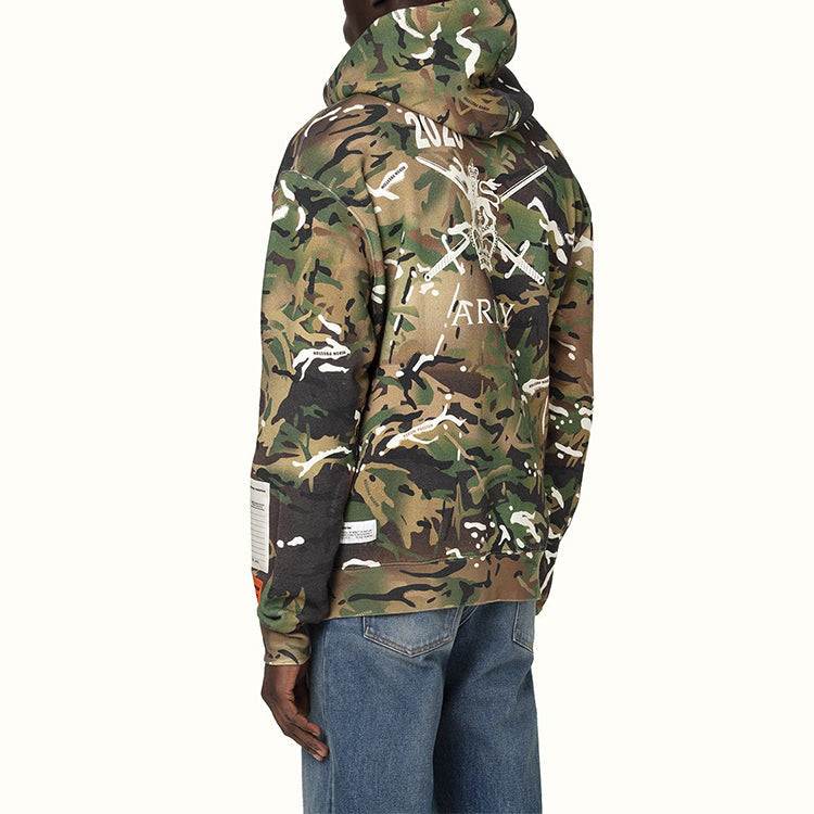 Men's HERON PRESTON X Camouflage Green HMBB010F20JER0085901