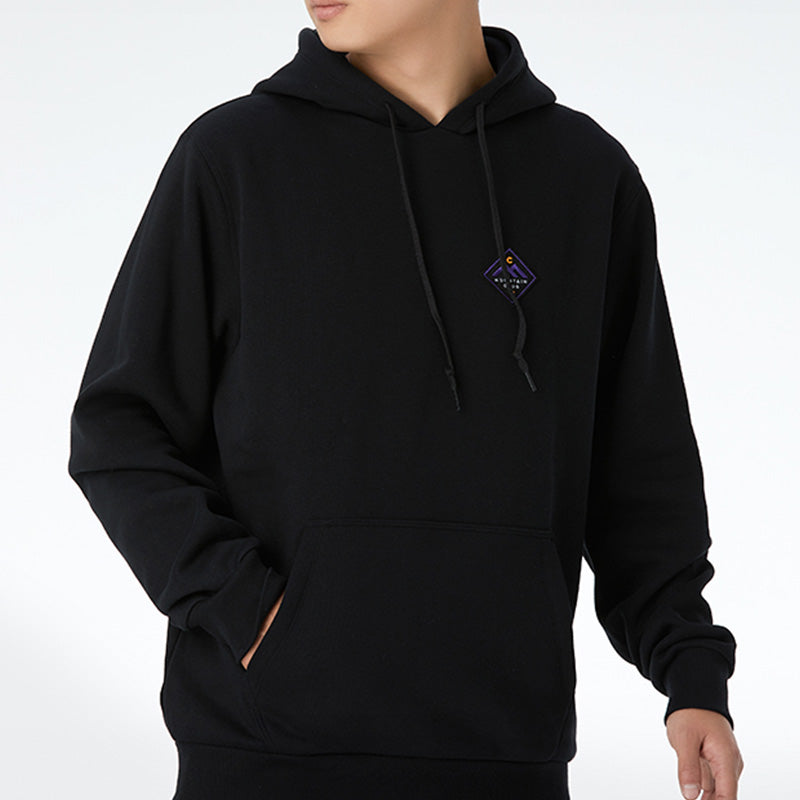 Converse Mountain Club Patch Pullover Hoodie Asia Sizing 'Black' 10021573-A01