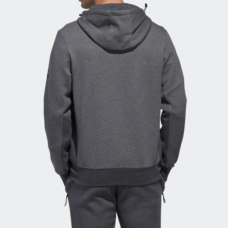 adidas Htt Double Knit Hooded Jacket Gray DW4594
