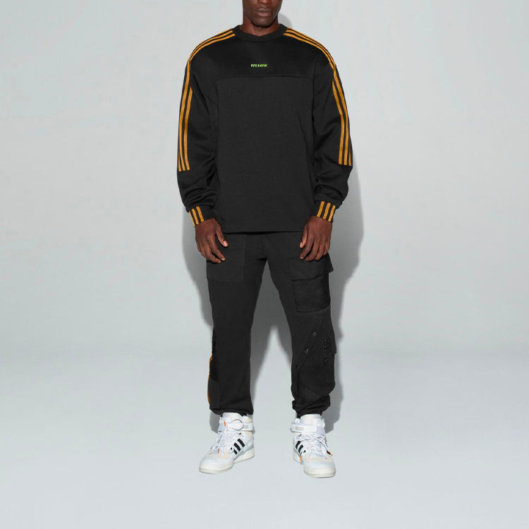adidas originals x Ivy Park Crossover Cargo Sweatpants Couple Style Black H38828