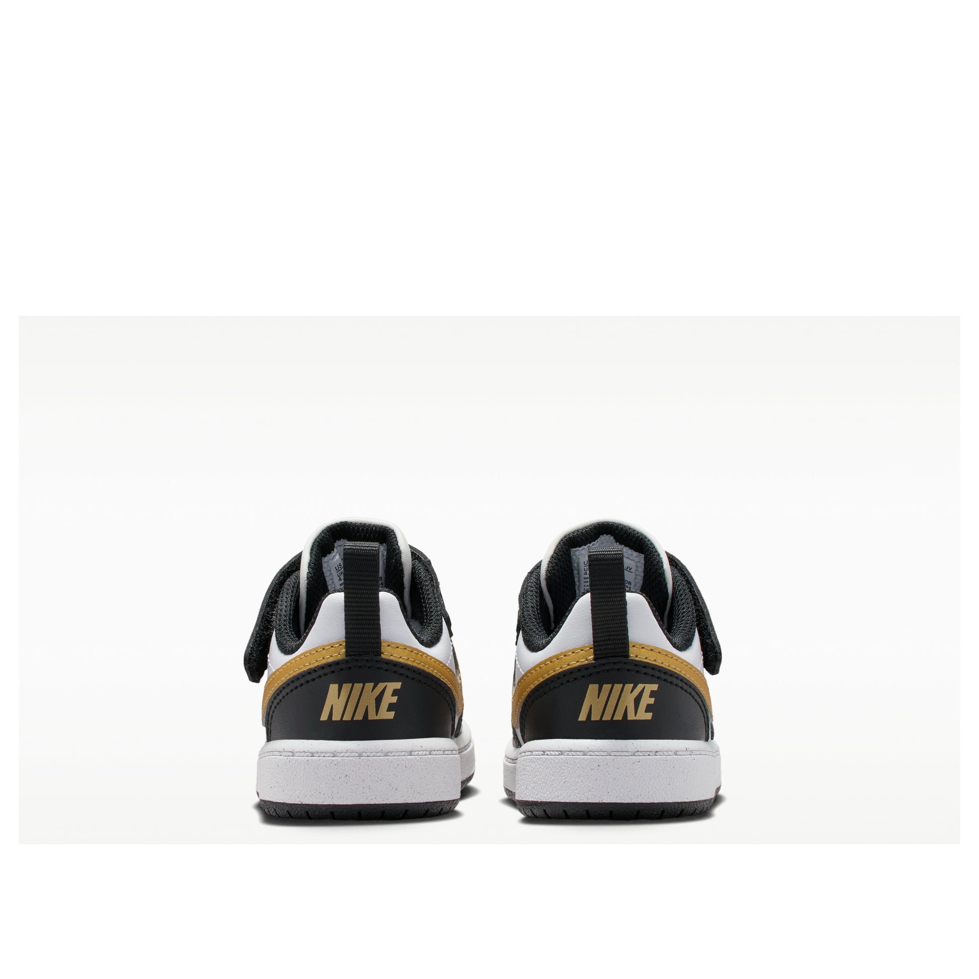 (TD) Nike Court Borough Low Recraft 'Black White Metallic Gold' DV5458-008