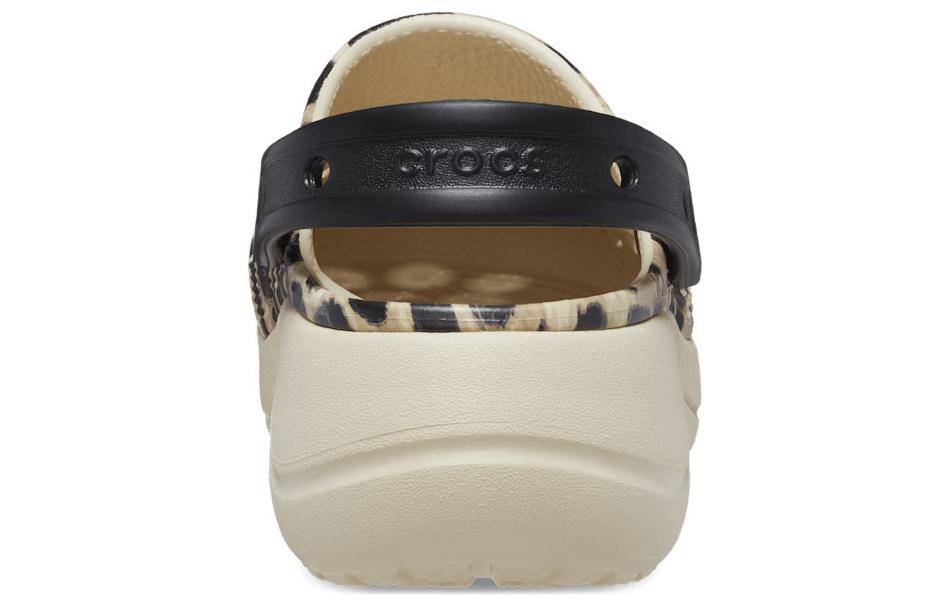 (WMNS) Crocs Baya Platform Animal Print Clogs 'Leopard' 208712