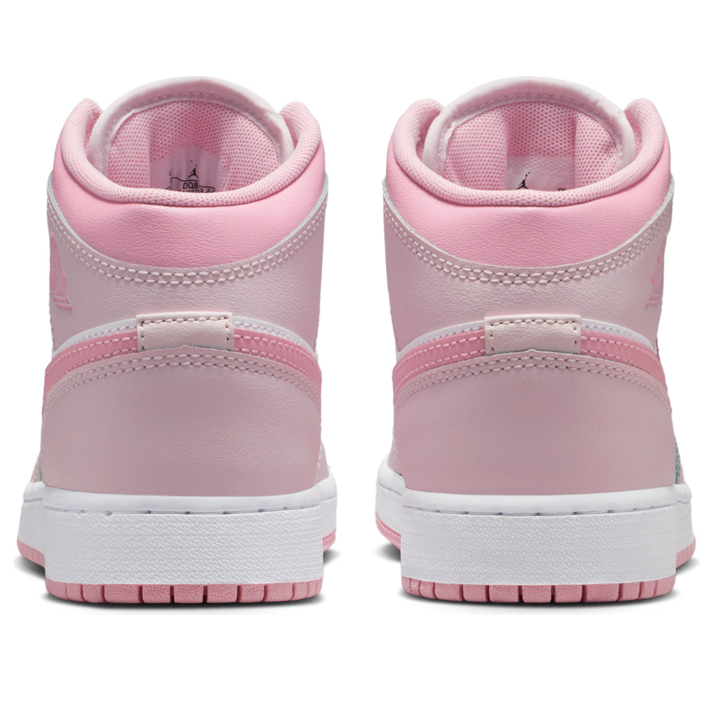 (GS) Air Jordan 1 Mid 'Pearl Pink White' DQ8423-600
