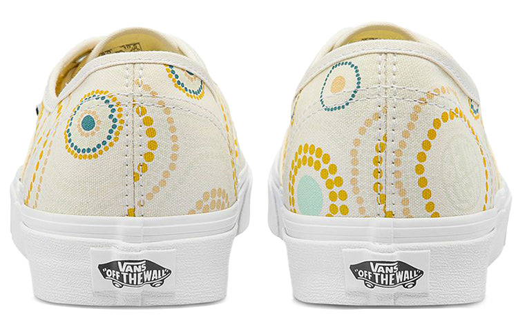 Vans Unisex Bright Side Authentic Sneakers White/Yellow VN0A5KRDMOS
