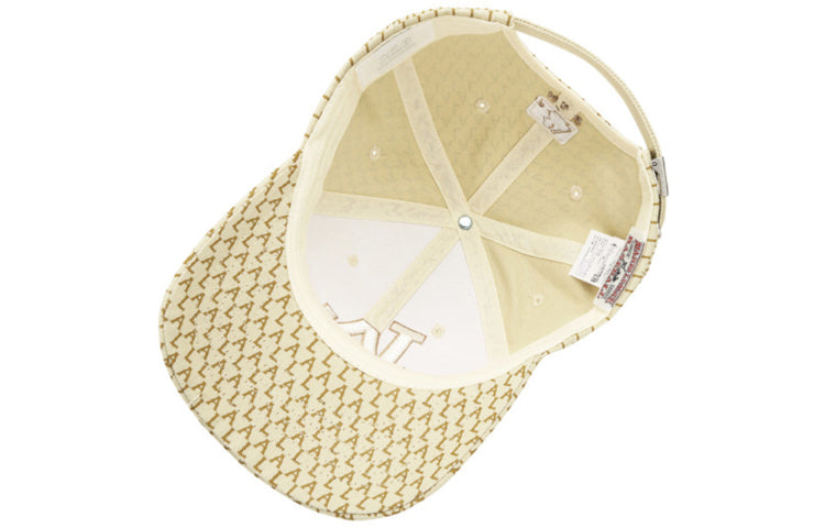 MLB Monogram Series Los Angeles Dodgers Adjustable LA Baseball Cap Beige 32CPFB941-07B