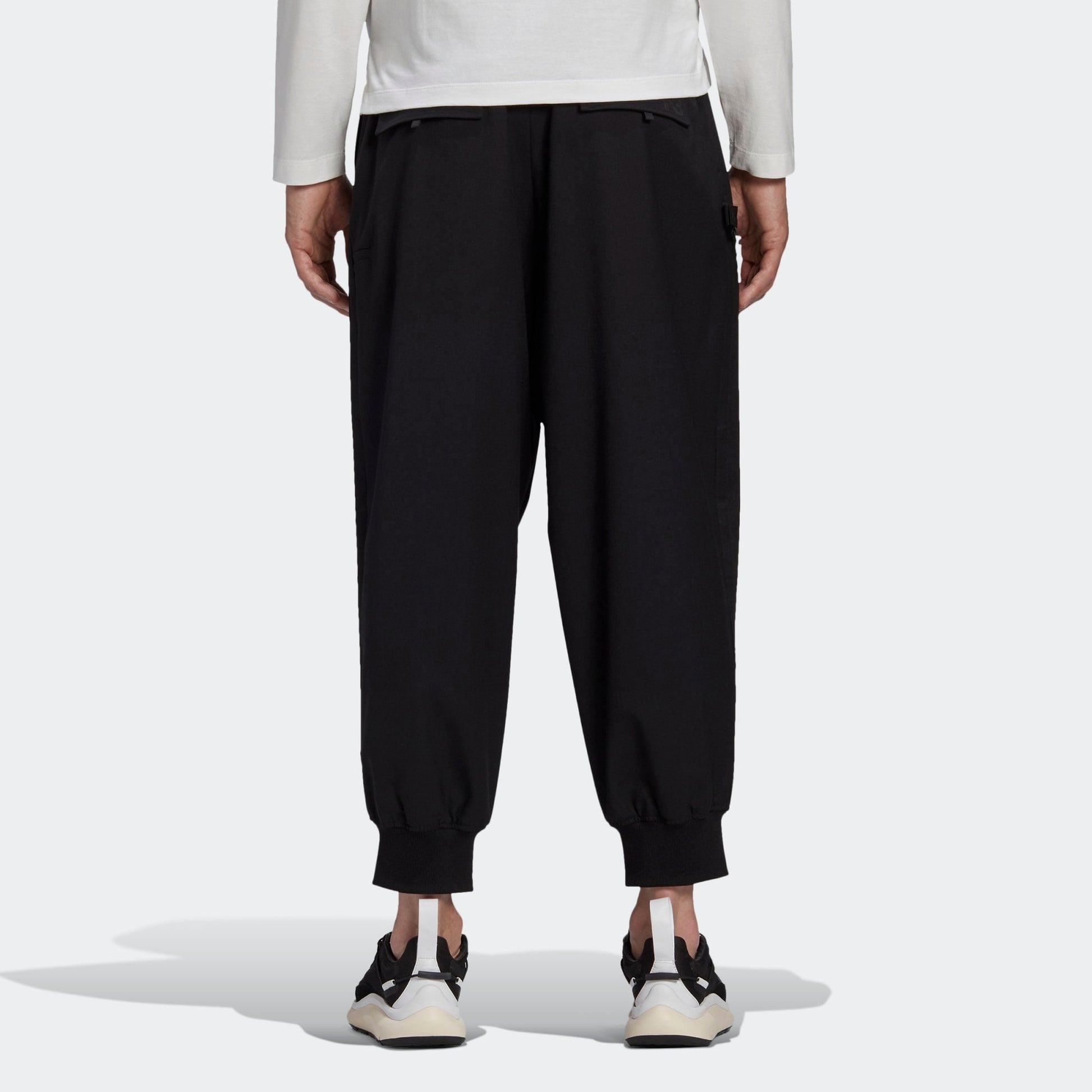 adidas Y-3 Classic Refined Wool Cuff Pants 'Black' GK4567