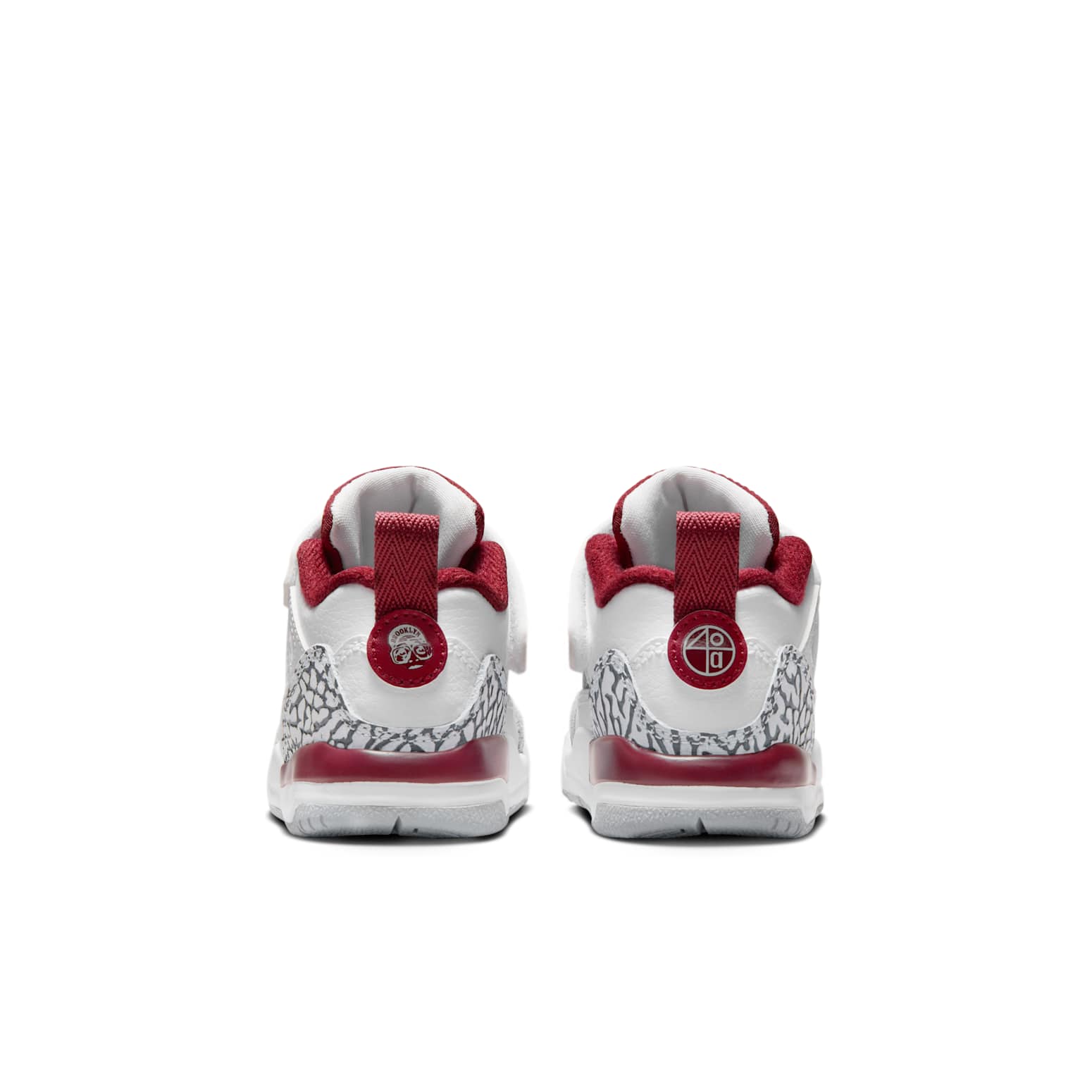 (TD) Air Jordan Spizike Low 'White Wolf Grey Anthracite Team Red' FQ3952-106