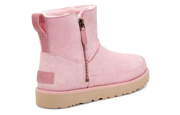 (WMNS) UGG Classic Zip Mini Suede 'Pink' 1113590-SHLL