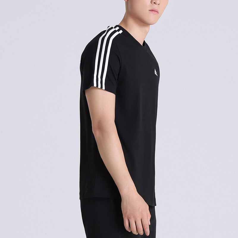 adidas Casual Sports Training Round Neck Short Sleeve Black S98717