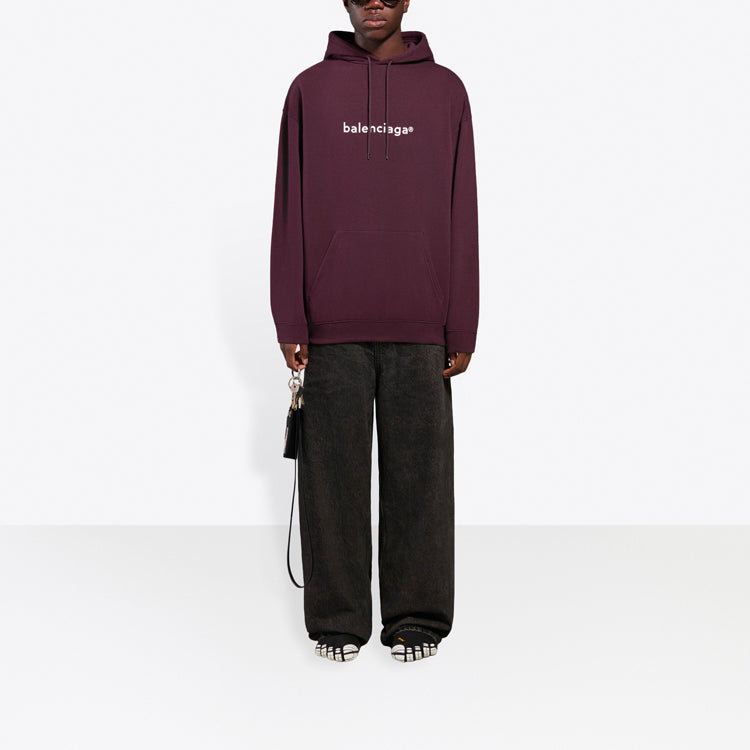 Men's Balenciaga SS21 Logo Purple 570811TJVA35182