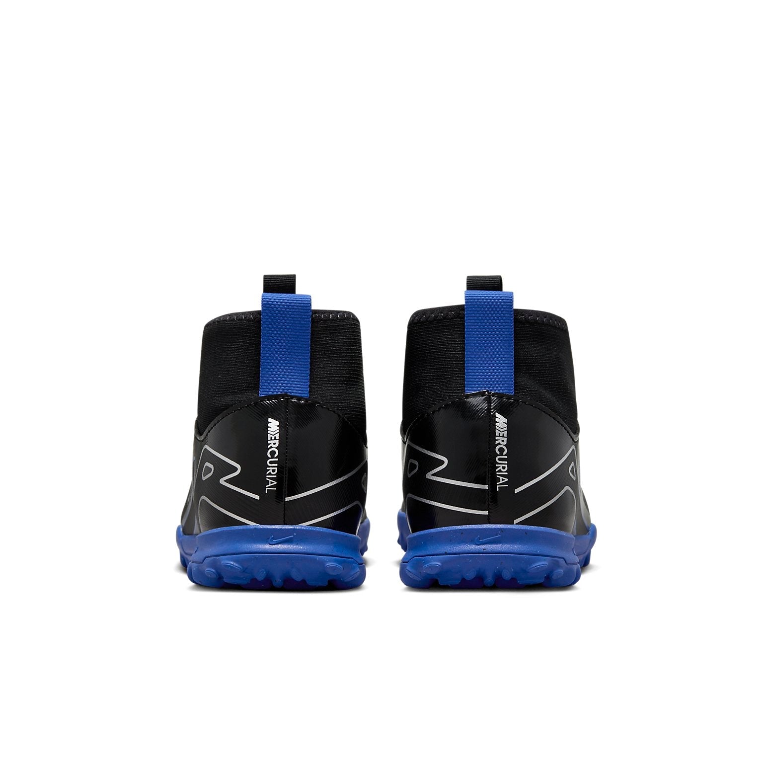 (GS) Nike Jr. Mercurial Superfly 9 Academy TF High 'Black Hyper Royal' DJ5616-040