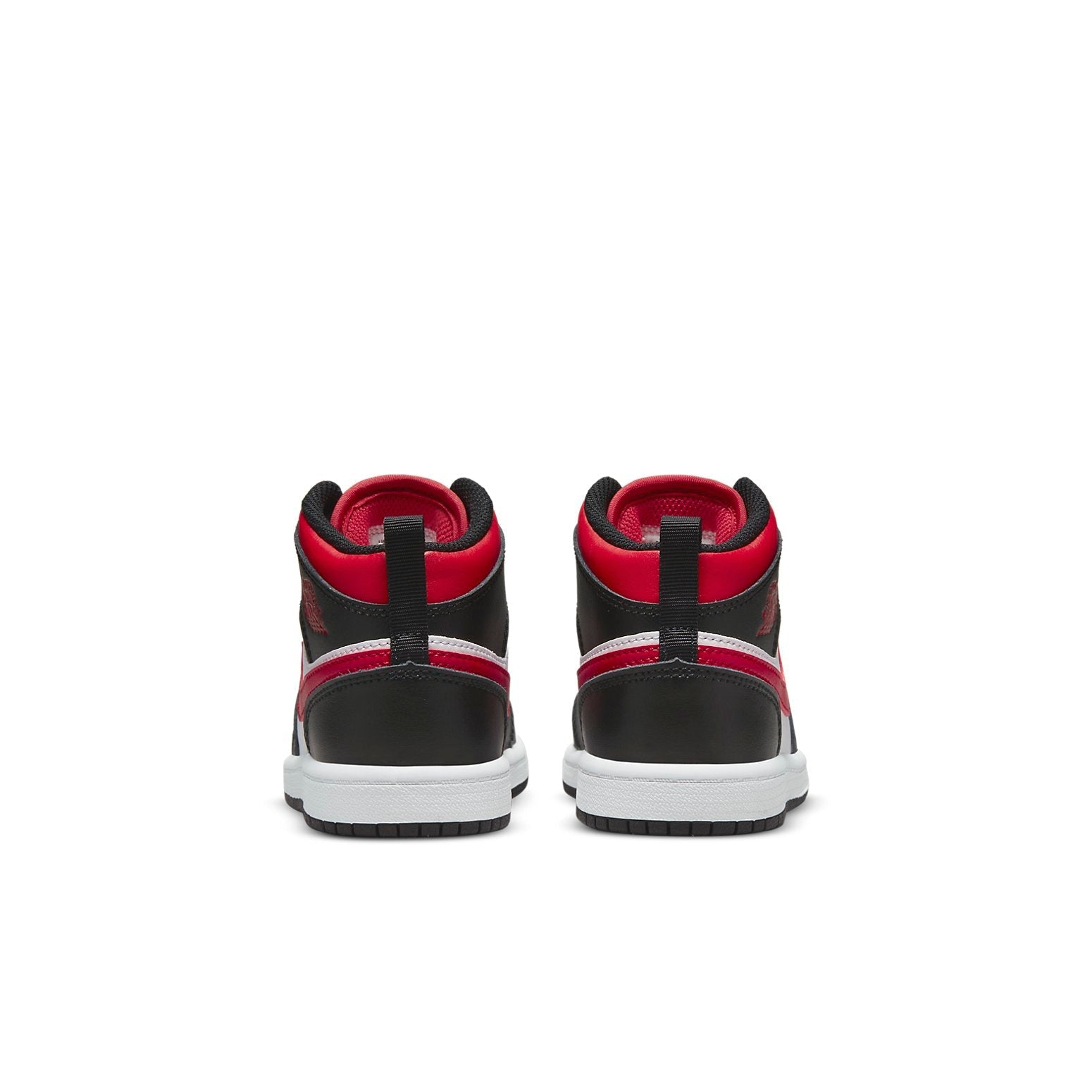 (PS) Air Jordan 1 Mid 'Black Fire Red' 640734-079
