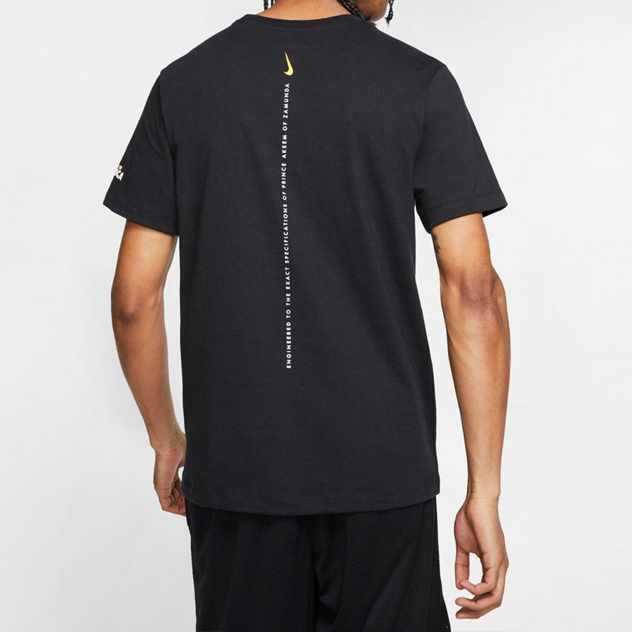 Nike Giannis Swoosh Freak Logo T-Shirt 'Black Red' CW4757-010