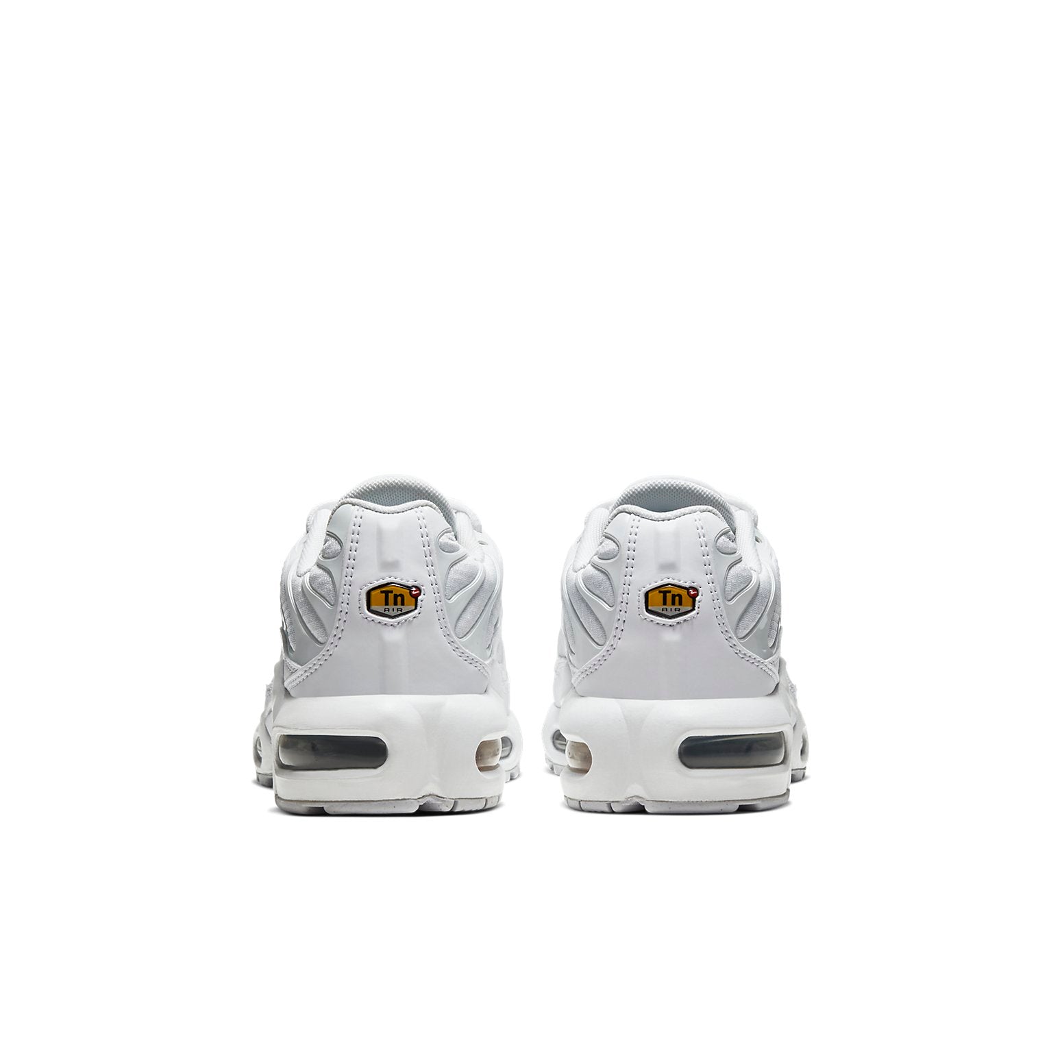 (GS) Nike Air Max Plus 'White Metallic Silver' CW7044-100