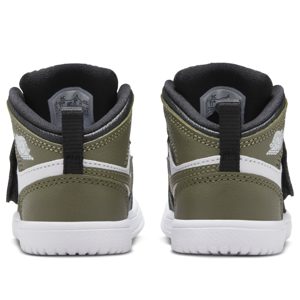 (TD) Air Jordan Sky Jordan 1 'Black Medium Olive' BQ7196-092