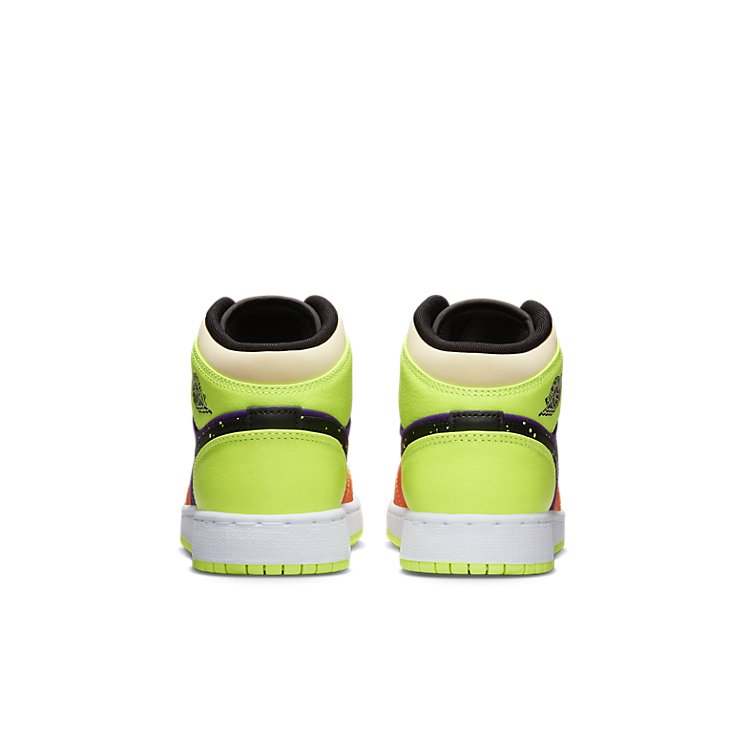 (GS) Air Jordan 1 Mid SE 'Volt Vivid Orange' FD8795-700